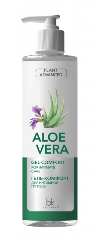 BelKosmex Plant Advanced Aloe Vera Comfort gel for intimate hygiene 200g